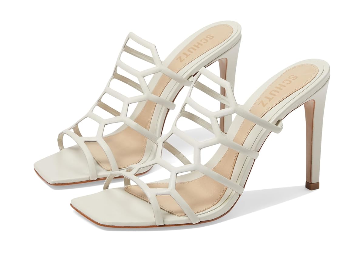 Amazon.com | Schutz Women's Julianna Weekend Sandal, Pearl